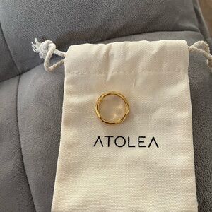 ATOLEA Gold Dune ring
